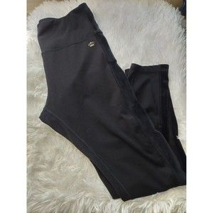 Juicy Couture Sport Pants Black With Velour Inset Size Large